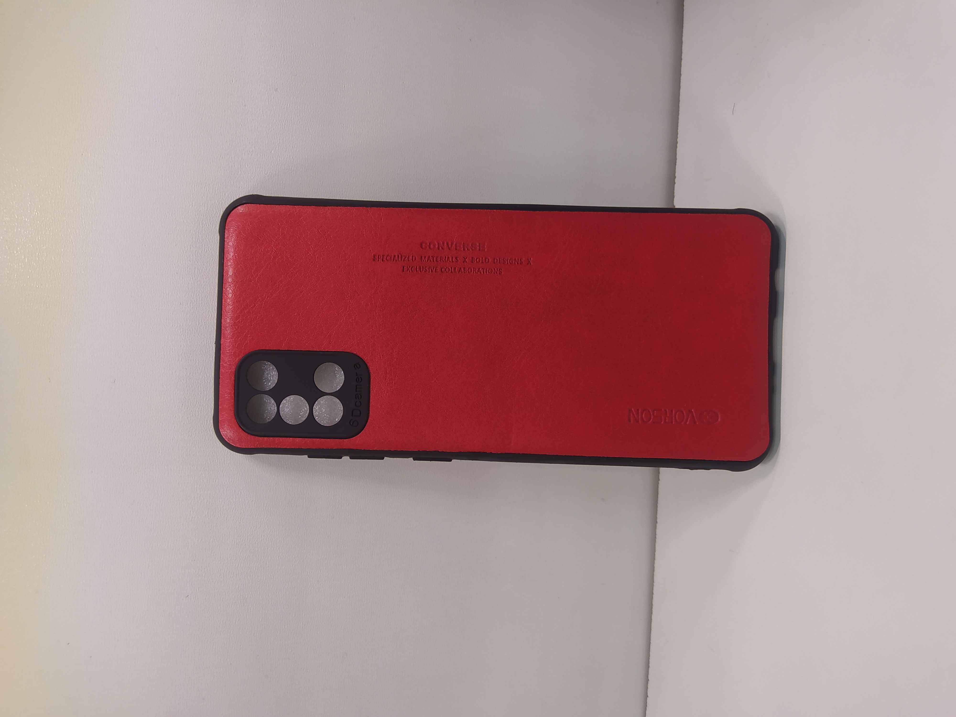 قاب ساده02 مناسب برای گوشی موبایل سامسونگ Samsung Galexy A31 - قرمز