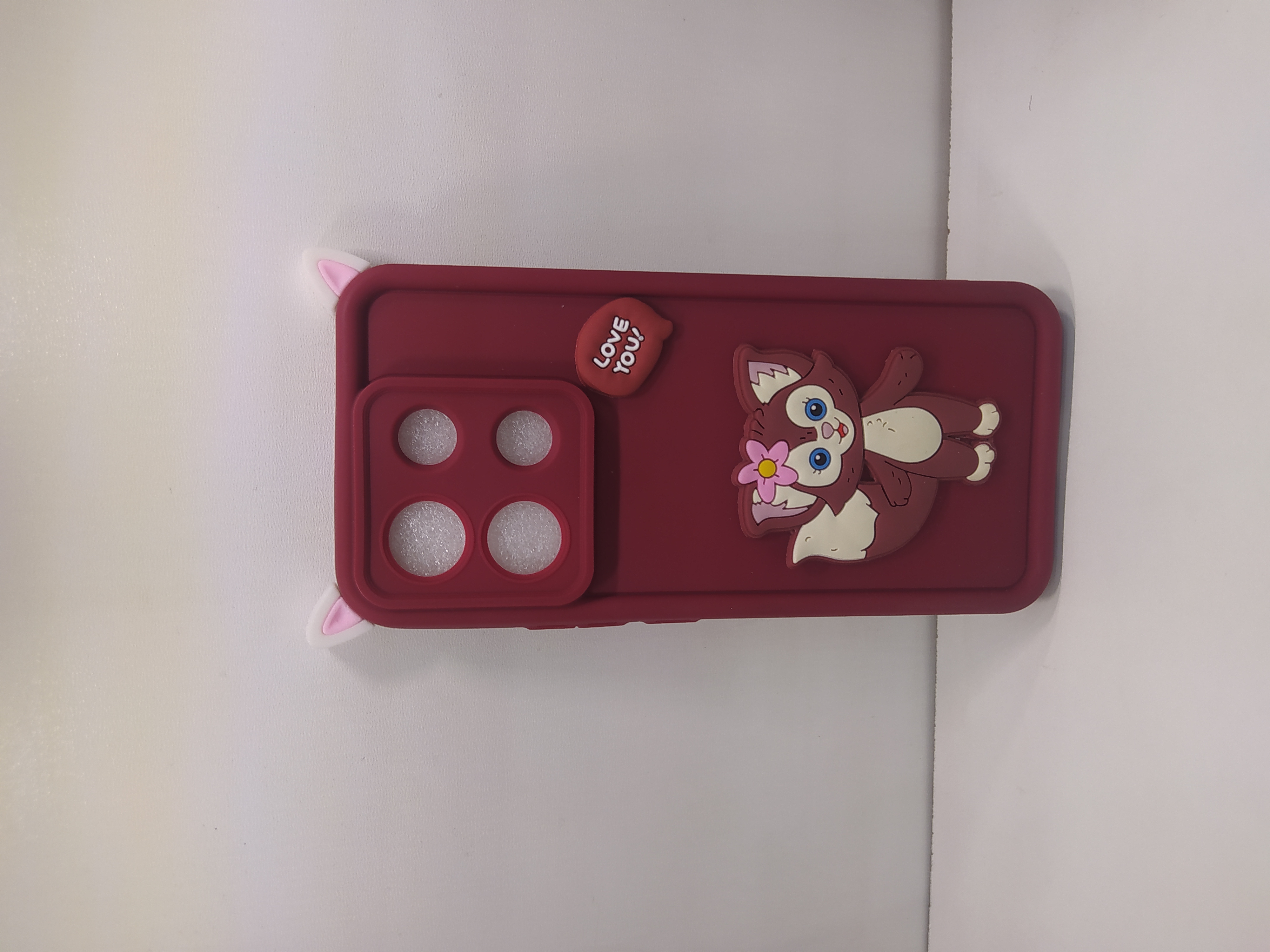 قاب سولید عروسکی زرشکی xiaomi note 13 pro 5G