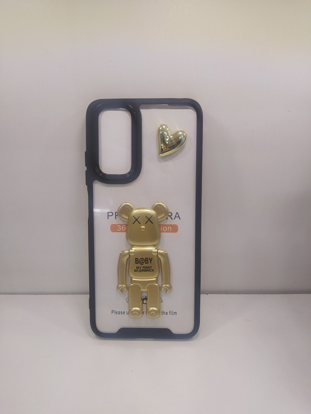 قاب گوشی موبایل سامسونگ MI NOTE11 طرح ربات استند شو رنگ آبی