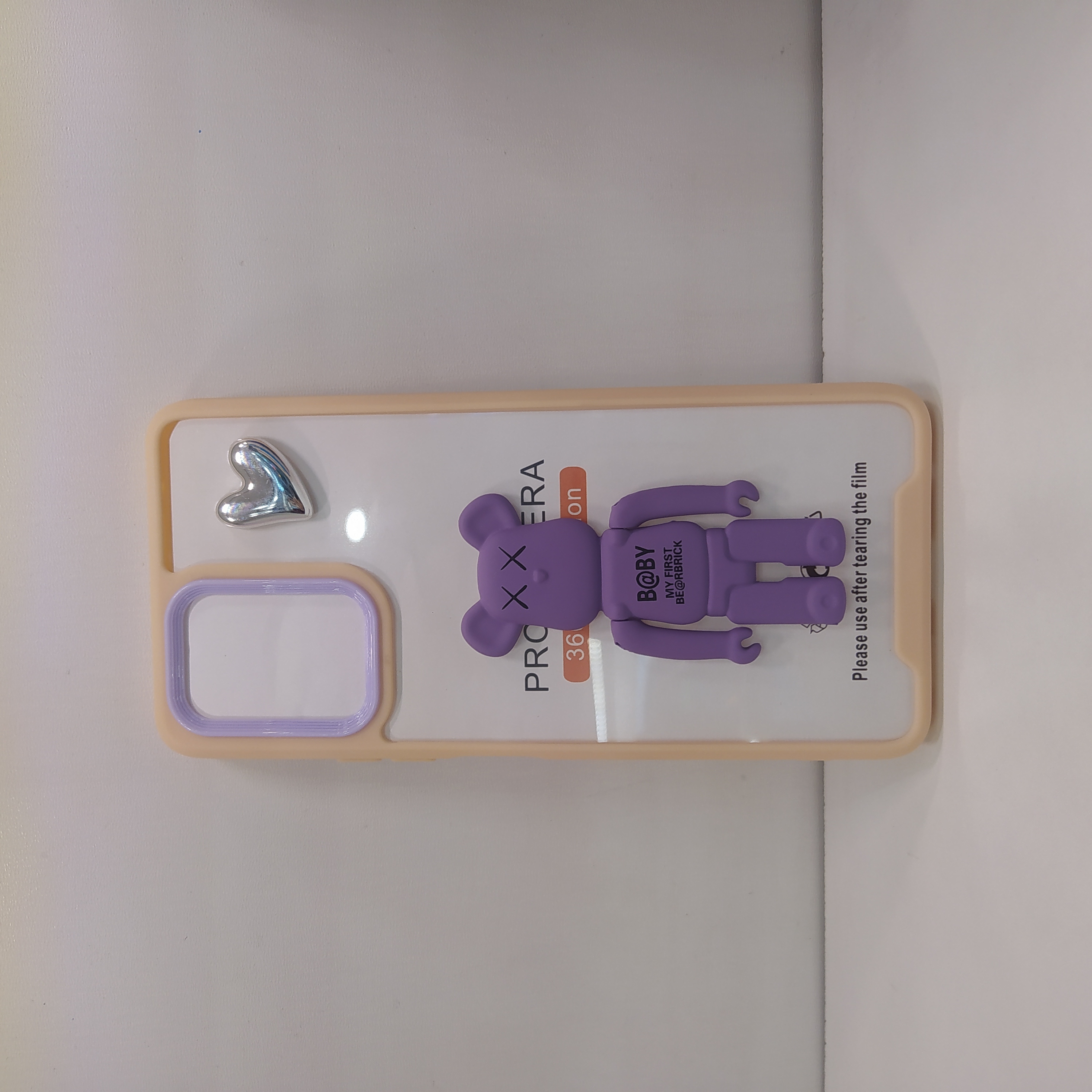 قاب گوشی Xiaomi PocoX3gt شیائومی اورجینال متال کیس Metal طرح KAWS ربات پشت طلق شفاف دور سیلیکونی هولدردار یاسی ...